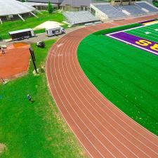 Pressure Washing Hattiesburg High's Running Track in Hattiesburg, MS 4