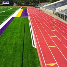 Pressure Washing Hattiesburg High's Running Track in Hattiesburg, MS 6