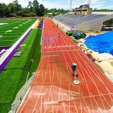 Pressure Washing Hattiesburg High's Running Track in Hattiesburg, MS 7