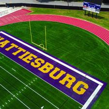 Pressure Washing Hattiesburg High's Running Track in Hattiesburg, MS 8