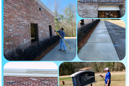 commercial pressure washing